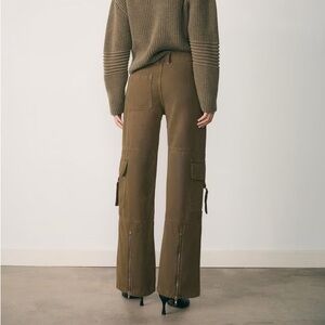 Mango Brown Cargo Pants